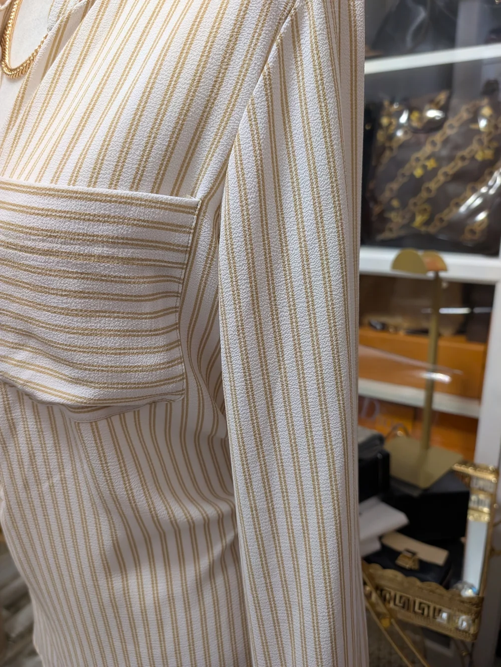 Michael Kors cream blouse